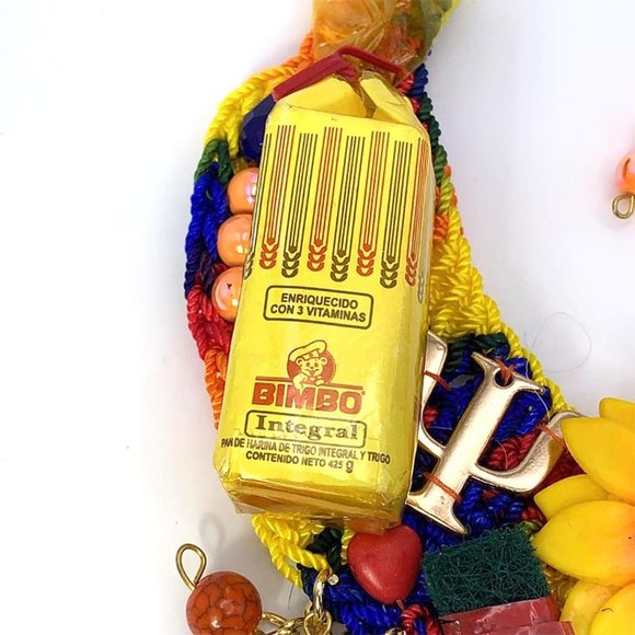 Handmade in Mexico Statement Collage Necklace and Earrings Set - Picture 4 of 9